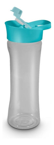 Licuadora Portátil Ultracomb Mixer To Go Lc-2203 600 Ml Turquesa Con Jarra De Plástico