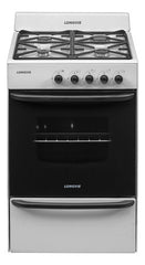 Cocina A Gas Longvie 13231bf 56cm Blanca Cajón Parrilla Color Blanco