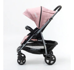 Cochecito Travel System Bebesit 1390ts-f Manillar Rosa Cts Rosa Plateado