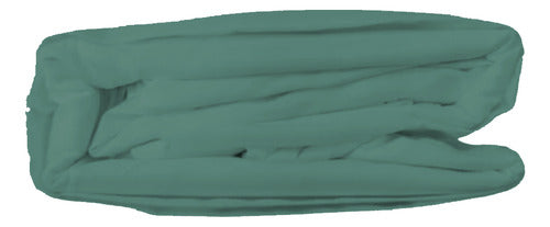 Juego Sabanas Twin Fp Home Premium 300 Hilos Verde Cts Verde Musgo Liso
