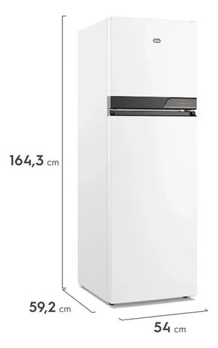 Heladera No Frost Top Gafa Hgnf255b 259lts Inverter Blanca Blanco