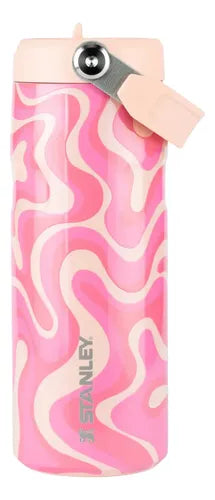 Vaso Botella Térmica Stanley Aerolight Flip Straw  De 473 Ml Rosa Lisa
