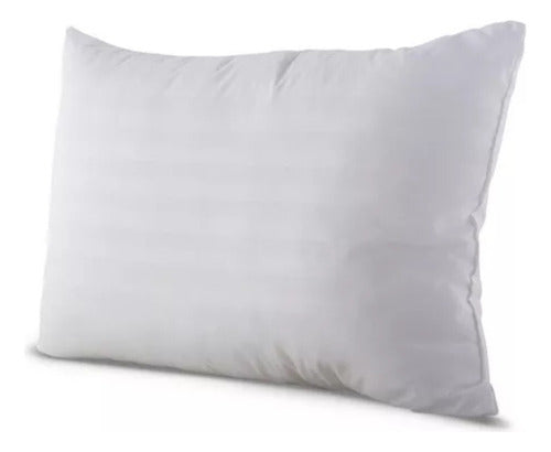Almohada Cannon Doral Fibra Poliéster Siliconada De 70x50 Cm Blanco