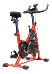 Bicicleta Fija Randers Arg-845sp Spinning Roja 6kg H.120k Cs Negro/rojo