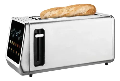 Tostadora Digital De 2 Bocas Liliana At942 Panel Led 1400w Gris