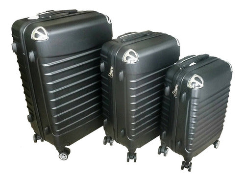 Valija Tm 61901 Rígida 49x78x28 Cm 8 Ruedas Negra Negro Tm 61901 Black
