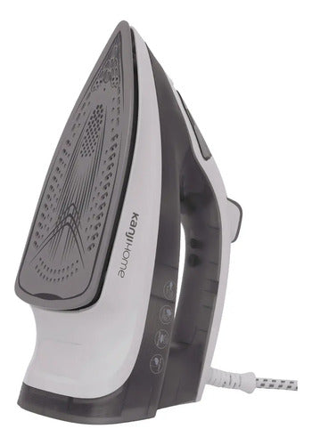 Plancha Vapor Kanji Kjh-pl1603 1600w Ceramica Vapor Vertical Gris