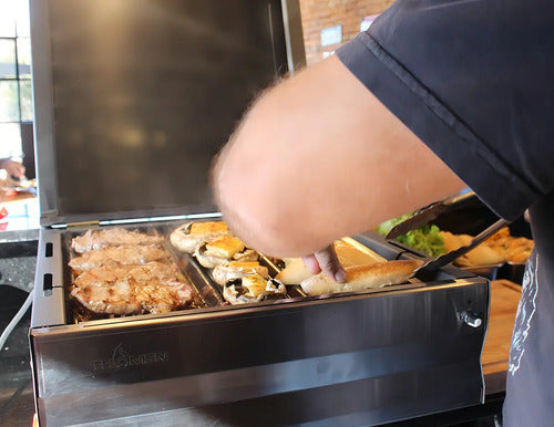 Parrilla Tromen Angus E480 Con Dimmer Color Gris