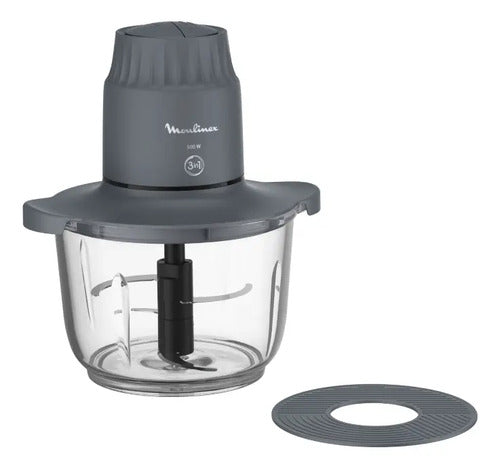 Picadora Choppeo Moulinex Xxl Bowl De Vidrio 500w Negro