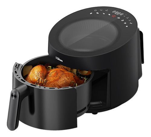 Freidora De Aire Liliana Lumifry 5l Color Negro