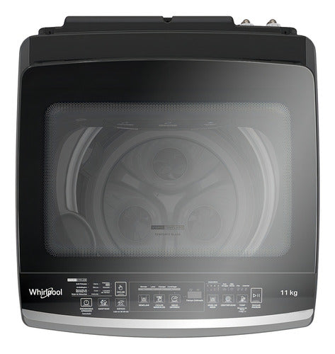 Lavarropas Whirlpool Ww11bt Carga Superior 11kg Gris Oscuro