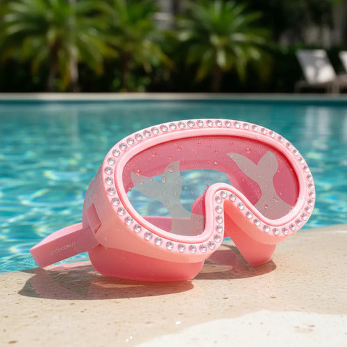 Antiparras Infantil Niños Natacion Pileta Playa Mibi Sirena Rosa