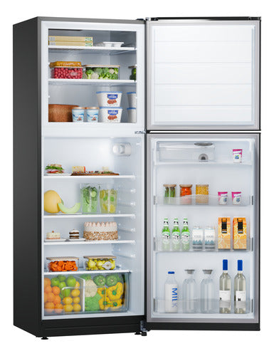 Heladera Con Freezer Drean Hdr400f41n Ciclica Dispenser Cs Negro