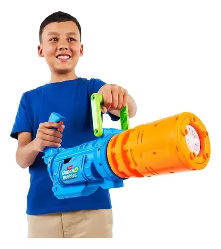 Pistola Lanza Burbujas Zuru Bunch O Bubble Tambor Giratorio Azul