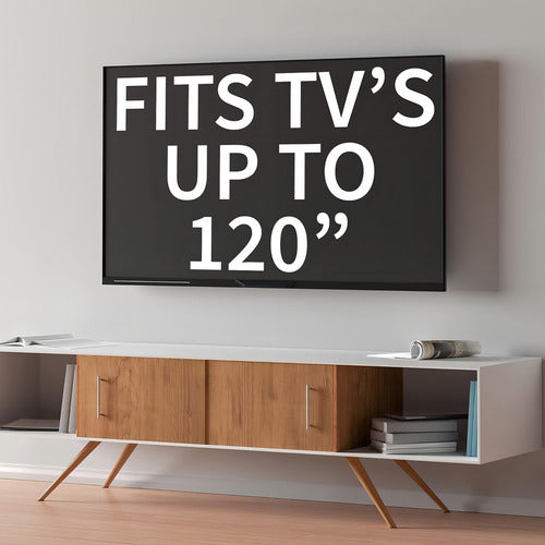 Soporte Pared Tv Onebox Ob-fi612 60-120 Negro 120kg