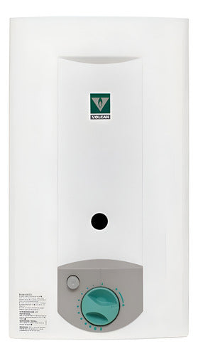 Calefón De Gas Natural Volcan 315kav De 14l Blanco Gn