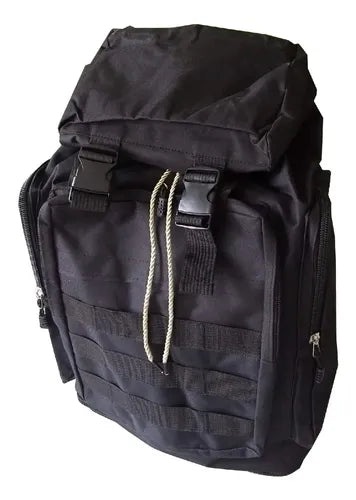 Mochila Camping Trekking Outdoor Negra De 70lts Tio Musa Negro