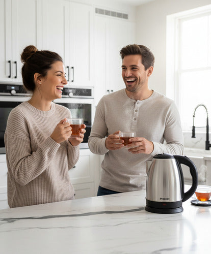 Pava Electrica Philco Peph1182ip Acero Inoxidable 1.8 Litros Color Plateado