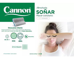 Almohada Para Cervical Espuma De Poliuretano Cannon Soñar - Blanco