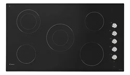 Anafe Vitroceramico Candy 90cm Evc915sk Empotrable 5 Zonas Negro