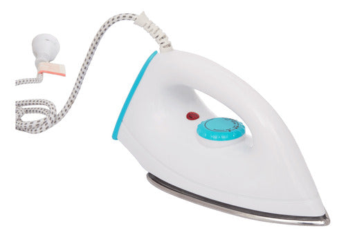 Plancha Kanji Home Kjhpls1002 Seca 1000w Base Acero Inox Blanco