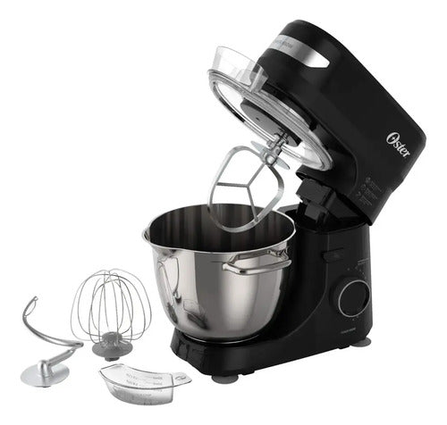 Batidora Planetaria Oster Osfpstsmpl2b Bate Mezcla Amasa Negro 60 Hz