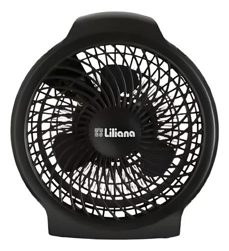 Caloventor Eléctrico Liliana Blacksun Cfh450 Con Termostato Negro