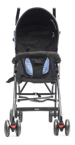 Cochecito Paraguitas Plegable Para Bebe Bebesit 1052 Tours  Negro/celeste