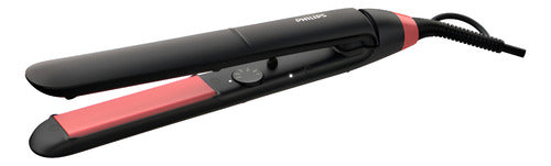 Planchita De Pelo Philips Thermoprotect Ceramica Bhs376/00 Negro/rosa
