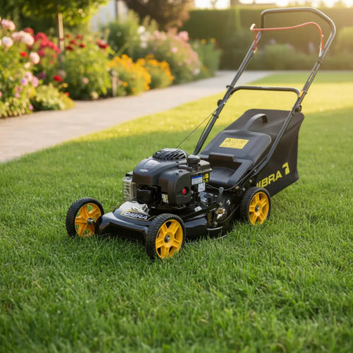 Cortadora De Cesped A Explosión Naftero Dibra R65ne De 4.5hp Negro
