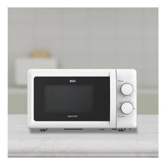 Microondas B120m20 Mecánico Quick Chef Blanco 20 Litros