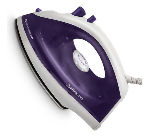 Plancha Vapor Ultracomb Pl4170 Antiadherente Rociador 1400w - Violeta