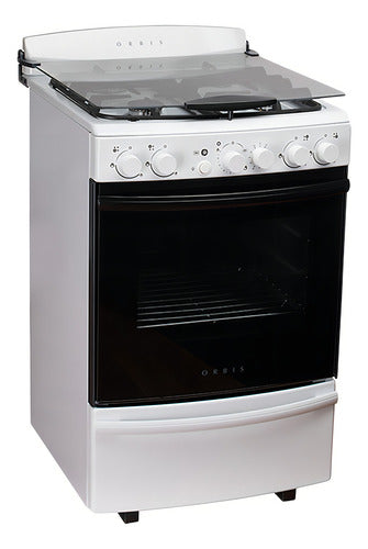 Cocina Orbis 978bc4 Luz Y Enc Electronico Termostato Grill Color Blanco