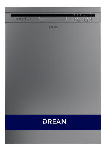 Lavavajillas 13 Cubiertos Inoxidable Drean Lvdr1306ci0 Cs Gris