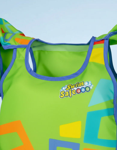 Chaleco Salvavidas Niños Con Bracitos Flotador Bestway 32174 Verde Lima