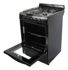 Cocina Multigas 4 Hornallas 56cm Florencia 5507 Negro