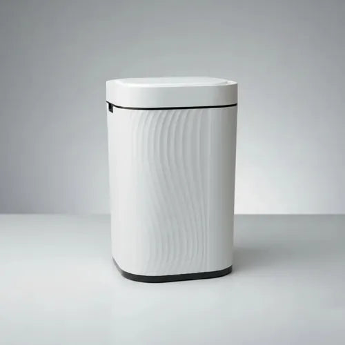 Cesto De Basura Inteligente De 15lts Con Sensor Vivendi Blanco