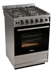 Cocina Florencia De 4 Hornallas 56 Cm Inox 5838s Acero Inox