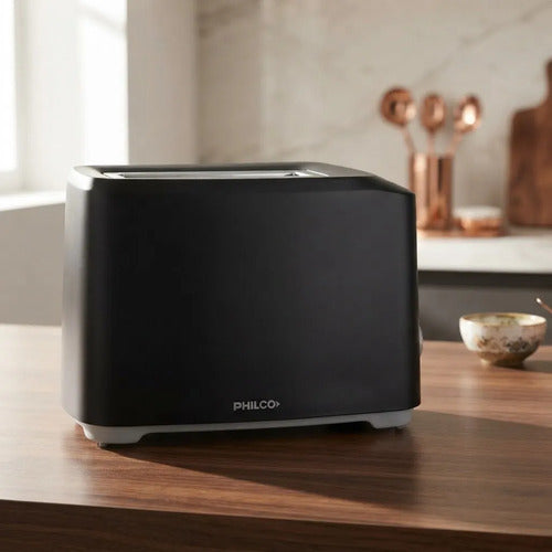 Tostadora De 2 Rebanadas Philco To20bpn 7 Niveles 700w Negro