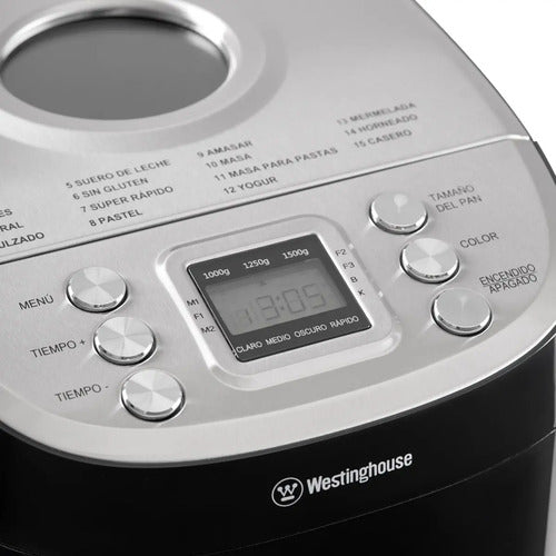 Maquina De Pan Westinghouse Wh-bmss002 Negro