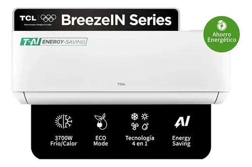 Aire Acondicionado Tcl Taca3700fcsd-breez Ai 3700w F/c Inv Blanco