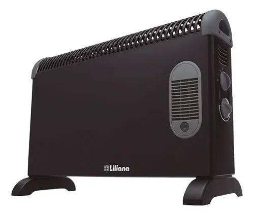 Calefactor Electrico Convector Liliana Duowarm Fan Cfm19 Negro