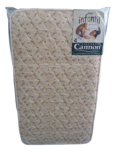 Colchón De Espuma Infantil Cuna Cannon De 100 X 70 X 10 Cm