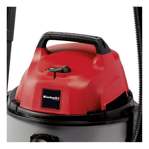 Aspiradora Con Cable P/ Polvo/agua Einhell Tc-vc 18/15 1250w Gris/rojo