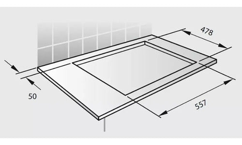 Anafe De Empotrar Ormay Classic S Blanco Multigas Clase A Blanco
