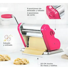 Máquina De Pasta Pastalinda Clásica 200 Acero Inoxidable Fucsia