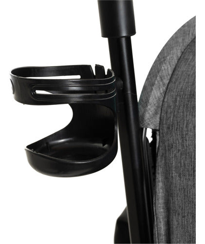 Cochecito Bebesit Luggy Gris Negro