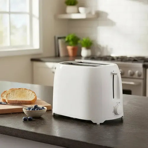 Tostadora Eléctrica Enova 750w 2 Posiciones Blanca Blanco