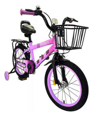 Bicicleta Infantil Randers Bke-161-e Lila Rodado 16 Rueditas Lila 16