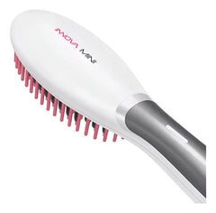 Cepillo Alisador Gama Innova Mini Electrico Peine Anti Frizz Blanco